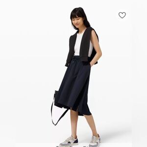 Lululemon Time to Flounce Skirt in navy blue
